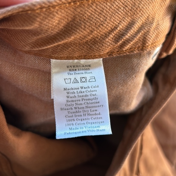 The denim short by everlane organic cotton size 25 - Picture 5 of 6